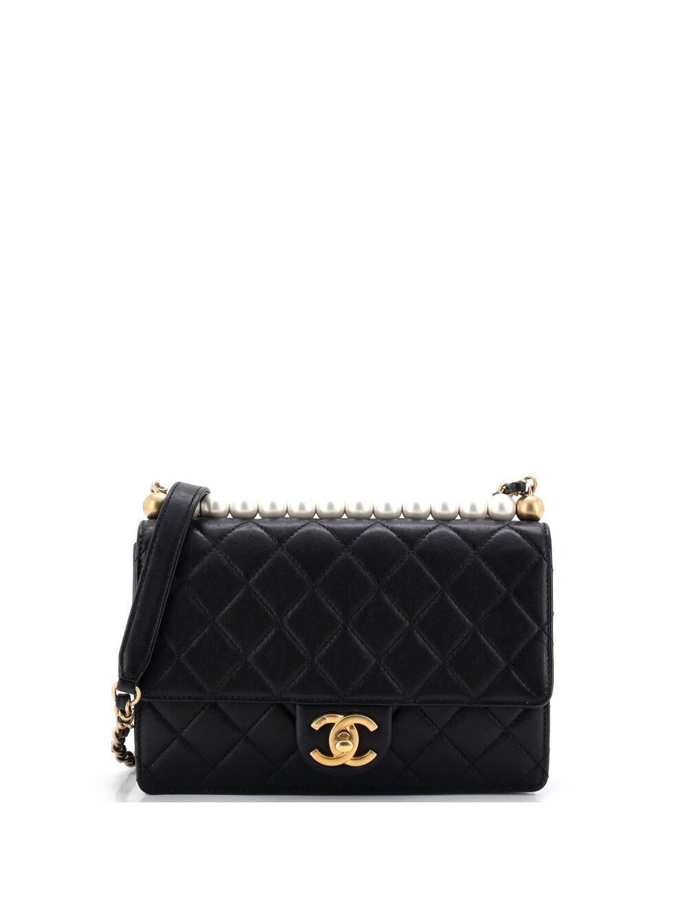 Chanel Chic Pearls Flap Bag Quilted #357238C44B